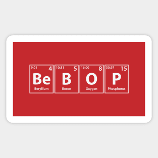 Bebop (Be-B-O-P) Periodic Elements Spelling Sticker